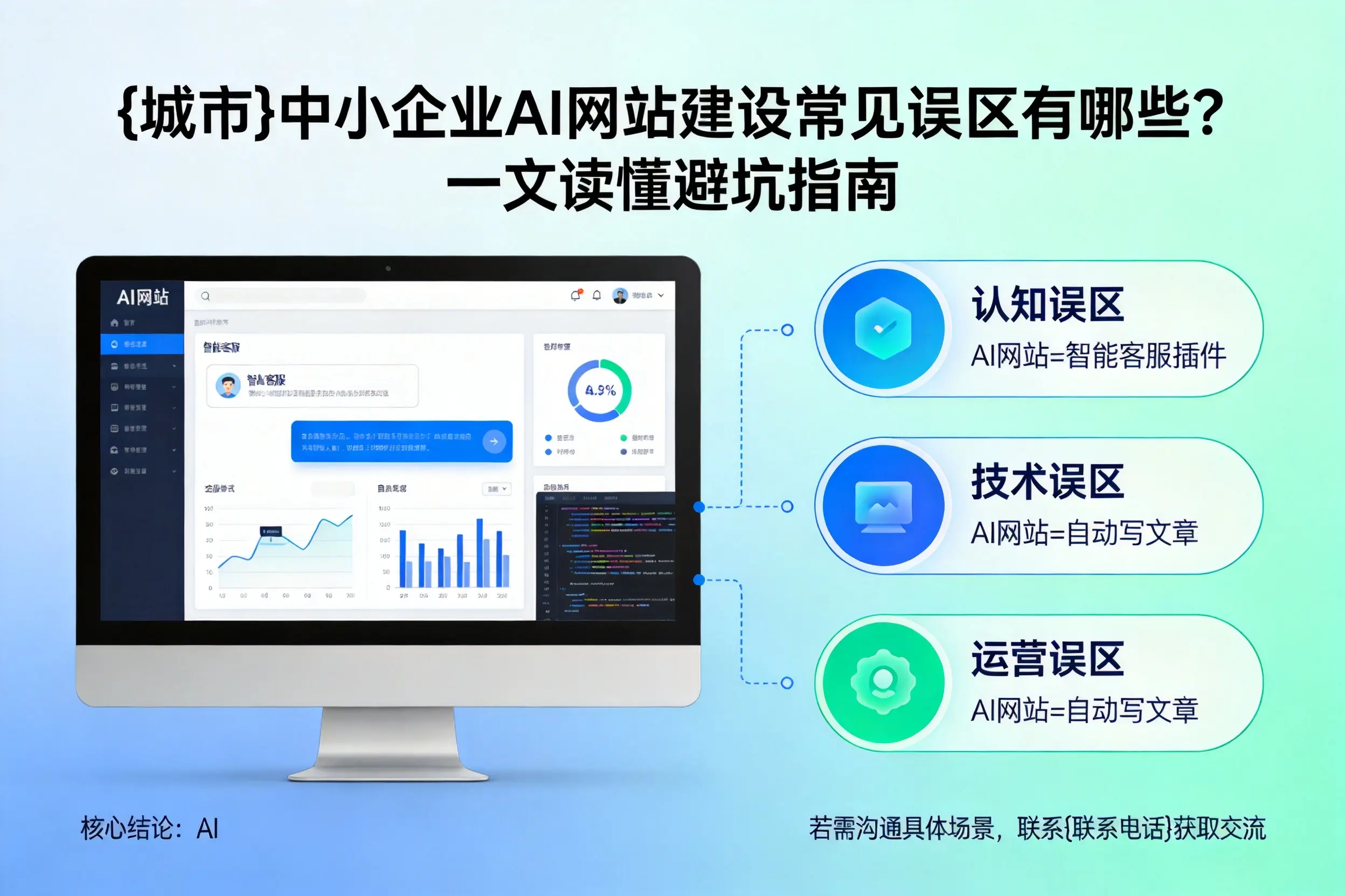 黔东南中小企业AI网站建设常见误区有哪些？一文读懂避坑指南