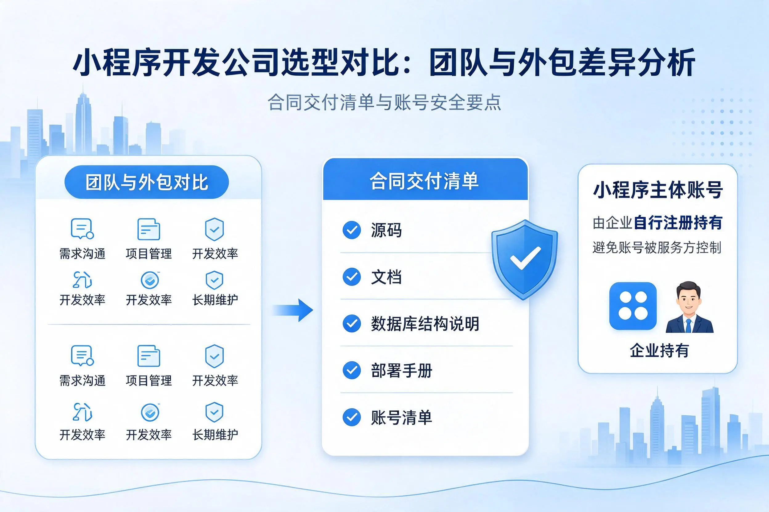 黔东南小程序开发公司选型对比：团队与外包差异分析