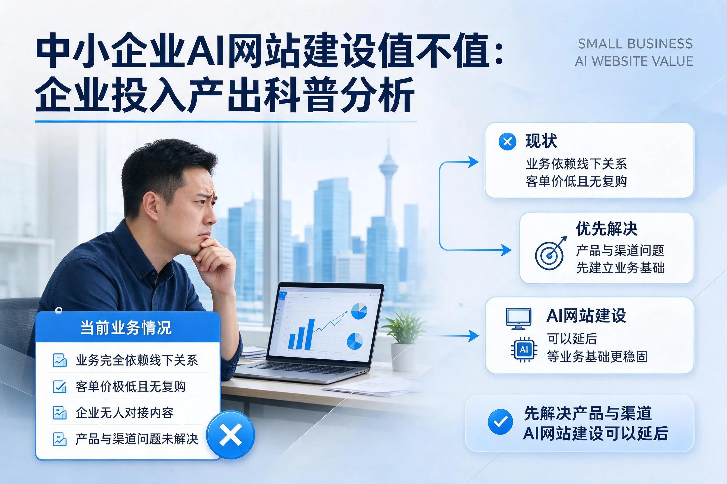 中小企业AI网站建设值不值:黔东南企业投入产出科普分析