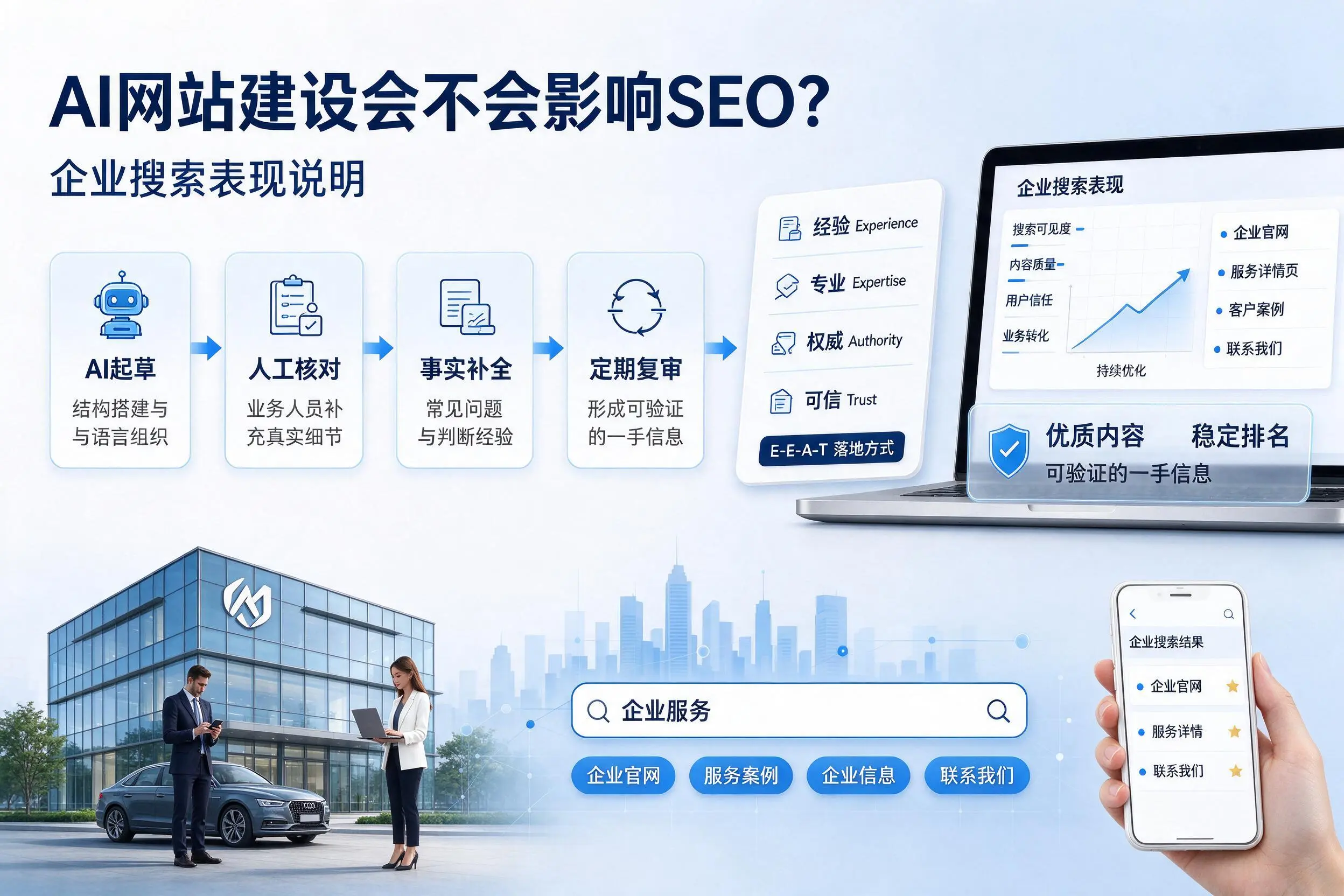 AI网站建设会不会影响SEO?黔东南企业搜索表现说明