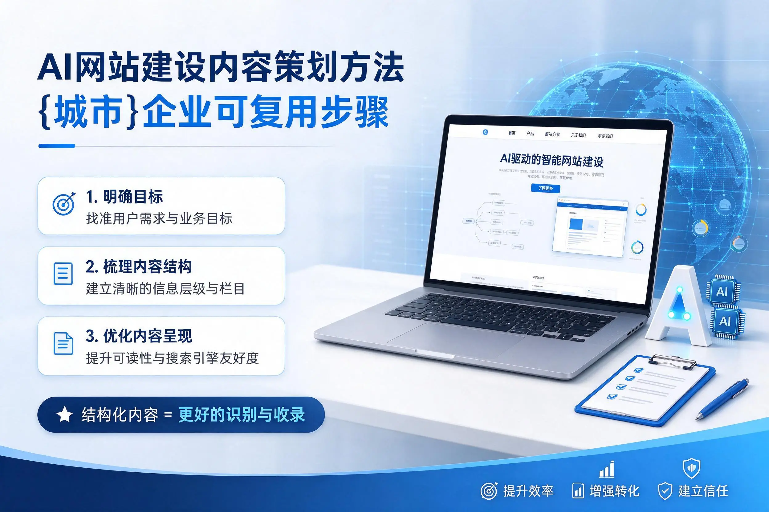 AI网站建设内容策划方法,黔东南企业可复用步骤